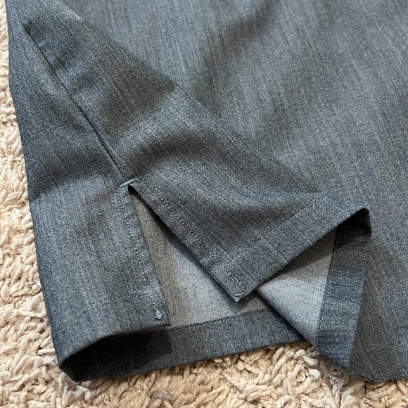 Mándala Woven With Equa Tek Technology Heathered Gray Vneck Women‎ XL Scrub Top - Picture 5 of 8